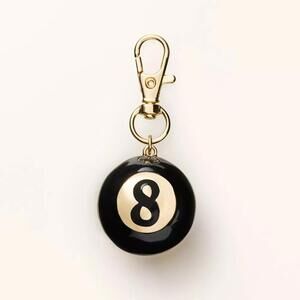 Kate Spade 8 Ball Bag Charm Keychain